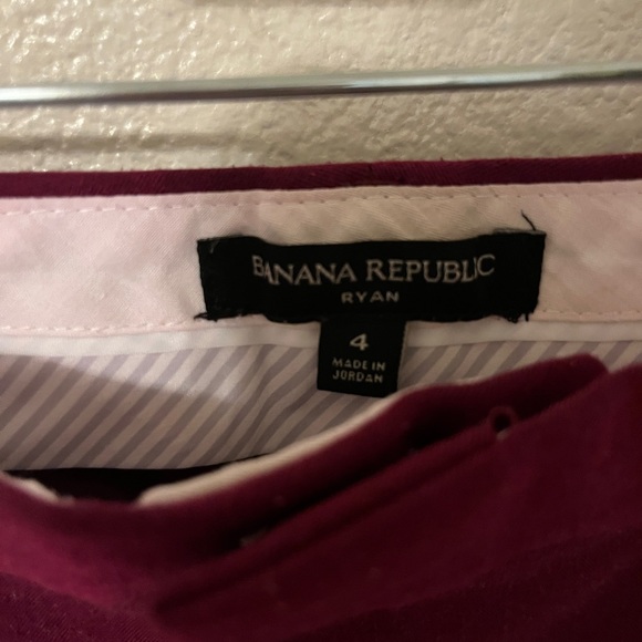 Banana Republic Ryan Pants, Raspberry Color - Picture 2 of 9